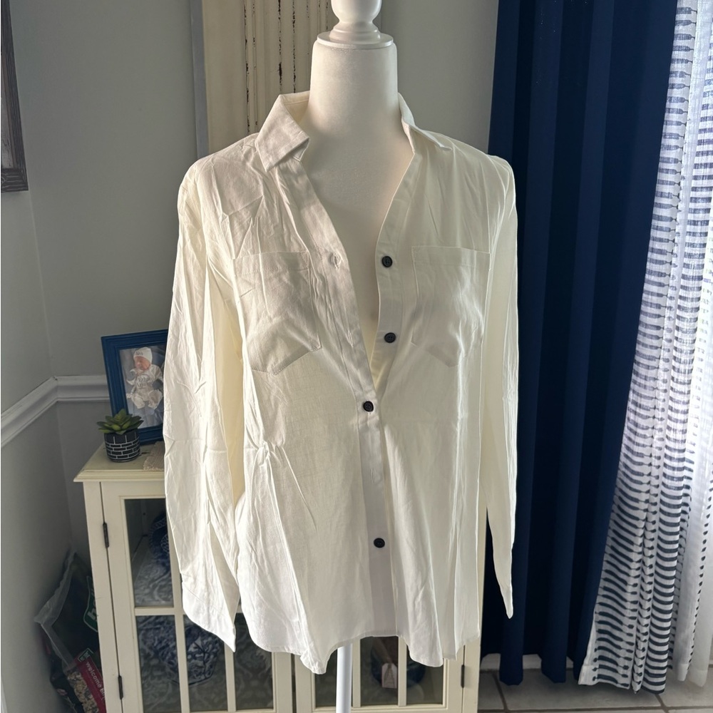 Classic White Women Shirt